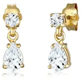 ELLI PREMIUM Elli Ohrringe 375 Gelbgold Tropfen in Gold | Gr.: onesize