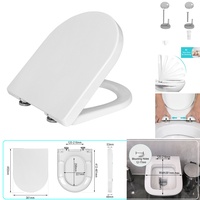 WC Sitz mit Absenkautomatik Toilettendeckel mit Quick-Release-Funktion