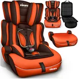 KIDUKU Autokindersitz Kindersitz 9-36 kg (1-12 Jahre), Autositz ECE R 129/03, Kinderautositz Gruppe 1/2/3 braun