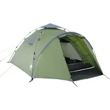 Lumaland Pop Up Zelt | 3-4 Personen Familienzelt | Wurfzelt Innenmaße 210x210x120 cm | Wasserdicht & Windfest | Ideal als Camping, Festival & Reise Zelt | Ultraleicht & Robust [Grün]