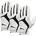 Golf Handschuh Dura Feel 3er Pack weiss/schwarz