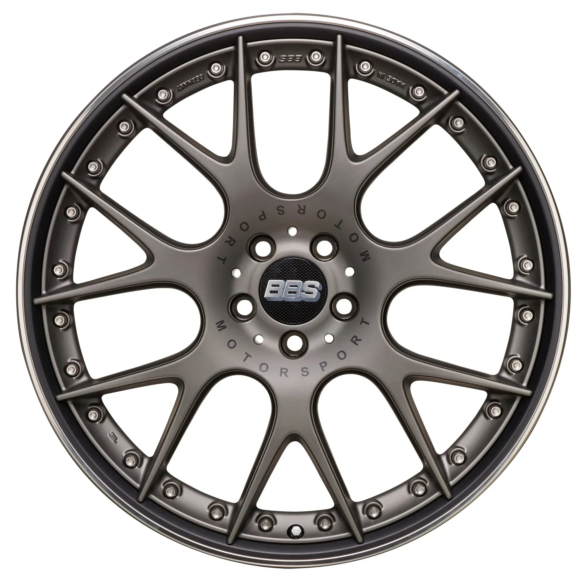 BBS Felge Alufelge CH-RII platinum/schwarz 10x22 5x120 ET38 CH7102