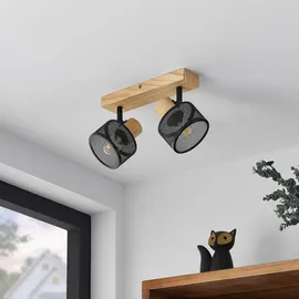 LINDBY Evinora 2-flammig Holz