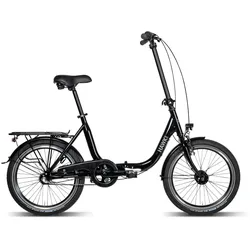 Hawk Bikes Alu Faltrad Folder 3.0 - schwarz