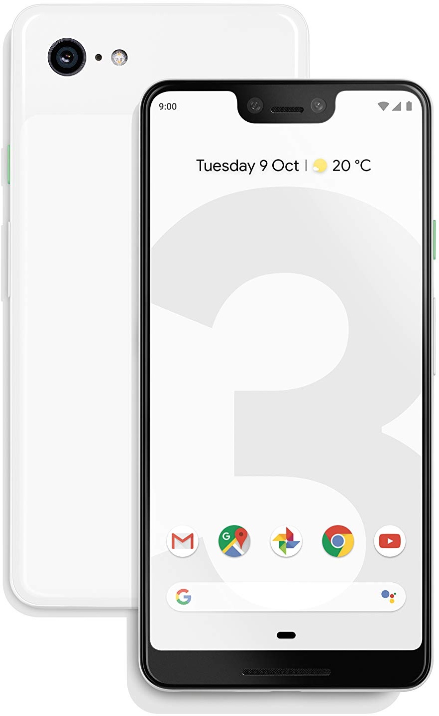 Pixel 3 XL von Google Phone G013C 128 GB, 6,3 Zoll 4G Factory entsperrt, EU-Version