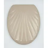 WC Sitz Klobrille Muschelform Farbe Beige, Duroplast, sehr stabil