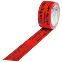 TransPak Transpak, Kennzeichnungsband Breite 50mm L.66m S.52μ PVC rot