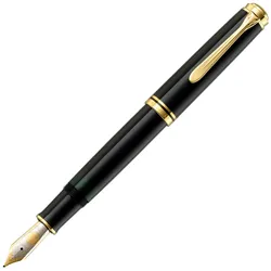 Pelikan Kolbenfüllhalter Souverän M800 Feder M schwarz