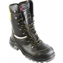 SAFETY AND MORE Schnittschutz-Stiefel Herren Schwarz 41