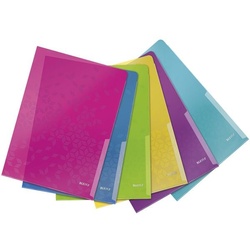 Leitz 6er-Pack Sichthüllen »WOW 4050« farbig (6 Farben) mehrfarbig, 22x31x1 cm