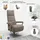 sit&more TV-Sessel Vario Comfort Polyester 70 x 124 x 85 cm Beige mit Kopfteilverstellung