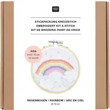 Rico Design Stickpackung Mini Kit Regenbogen