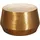FineBuy Beistelltisch Gold Aluminium 60 x 60 x 36 cm