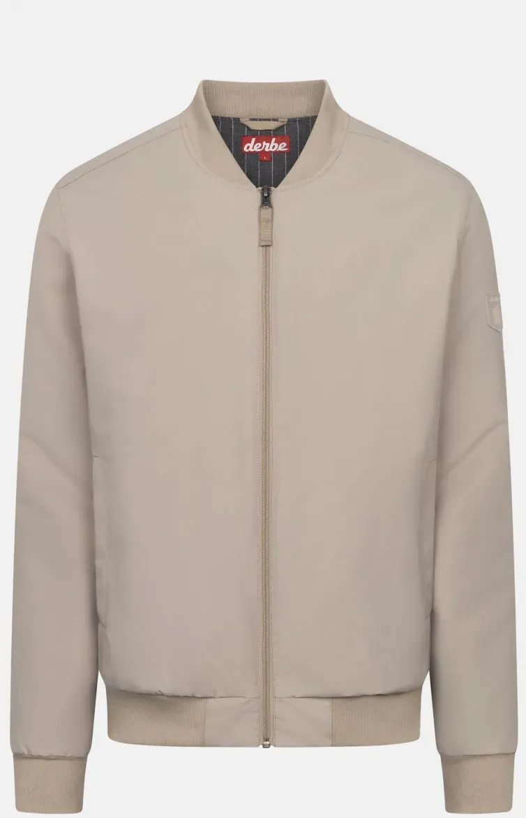 Derbe Übergangsjacke Blousholm Pinstripe Herren Beige