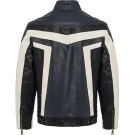 Cipo & Baxx Bikerjacke CM230 in NAVY-WHITE | Gr.: 3XL,