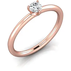 Verlobungsring VR33 585er Rotgold - 8888