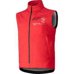 Alpinestars Techstar Softshell Jugend Motocross Weste, rot, Größe XL