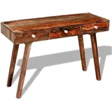 vidaXL Konsolentisch mit 3 Schubladen 76 x 30 x 75 cm braun
