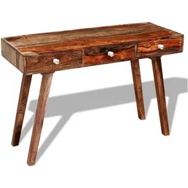 vidaXL Konsolentisch mit 3 Schubladen 76 x 30 x 75 cm braun