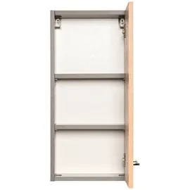 WELLTIME Hängeschrank WELLTIME "Avignon", braun (eiche, graphit), B:30cm H:64cm T:20cm, Schränke, Hängeschrank, In drei verschiednen Farben erhältlich