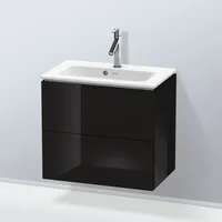 Duravit L-Cube Waschtischunterschrank, 2 Auszüge, LC625604040,