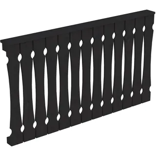 SKANHOLZ Skan Holz Brüstung Balkonschalung für Terrassenüberdachung 170 cm, anthrazit