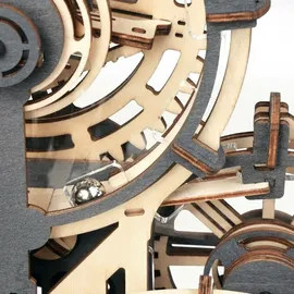 ROKR 3D-Holz-Puzzle Murmelbahn "Marble Night City"