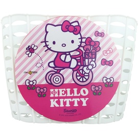 Bike Fashion Hello Kitty Korb aus Kunststoff  weiß