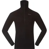 Bergans Inner:Dual Merino Half Zip schwarz L