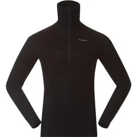 Bergans Inner:Dual Merino Half Zip schwarz L