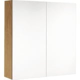 Spiegelschrank Allibert LOOK 60 x 18 x 65 cm eiche halifax 2 IP 44 (fremdkörper-