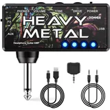Donner Gitarren-Kopfhörer-Verstärker Heavy Metal USB Wiederaufladbarer Mini-Taschen-Kopfhörer-Verstärker für E-Gitarre