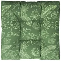 VidaXL Palettenkissen Blattmuster 80x80x12 cm Stoff