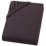 Carpe Sonno Spannbettlaken Jersey 160 x 200 cm Braun