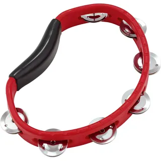 Meinl Percussion Meinl Hand Held ABS Tambourine HTR, einreihig, red