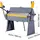 Vevor Biegemaschine, 1220 mm Kantbank, 2,5-mm-Weichstahl-Biegedicke, 0–135 Grad einstellbar, Blechbieger, Schwenkbiegemaschine mit 8 Fingern, Blechbiegemaschine für präzises Biegen