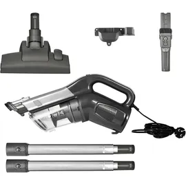 Balter Home Balter Staubsauger mit 600W Saugleistung - Vento H3 - Handstaubsauger - Modulares Saugrohr - Beutellos - Super komfortabel und leicht - 7m Kabel - Grau