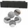 Sofnet Wohnlandschaft mit Schlaffunktion Faris U-Form - Couch, Schlafsofa mit Bettkasten, Couchgranitur mit Bettfunktion, Big Sofa, Bettsofa (Schwarz (Kronos 07))