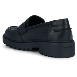GEOX J Casey Girl C Moccasin, Black, 30 EU