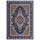 OTTO home Oriental Kurzflorteppich 60 x 110 cm Blau/Silber