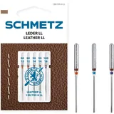SCHMETZ Nähmaschinennadeln aus Leder, Größe 12 bis 16 - 5 Stück