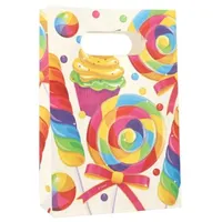 Papstar Partytüten, Papier 21 x 14 x 6 cm - Candies mit Griff