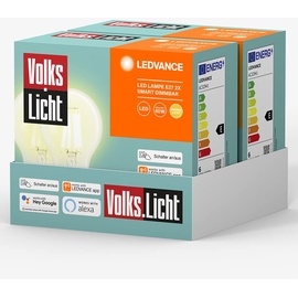 LEDVANCE LED Lampe Bluetooth warmweiss Glühbirne Smarte Volks-Licht
