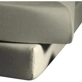 FLEURESSE Comfort 001117 Jersey 200 x 200 - 200 x 220 cm taupe