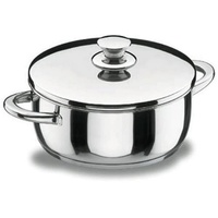 Lacor 40016 Bratentopf mit Deckel 16 cm Vitrocor