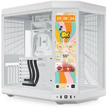HYTE Y70 Touch Infinite Snow White ATX Midi Tower Gaming Gehäuse weiß Seitenfenster