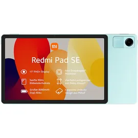 Xiaomi Redmi Pad SE 11.0'' 4 GB RAM 128 GB Wi-Fi mint green