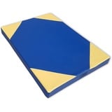 RoniKids Turnmatte 100 x 70 x 8 cm Sportmatte Weichbodenmatte Gymnastikmatte Spielmatte für Kinderzimmer (Blau)