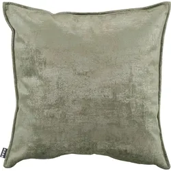 Dekokissen H.O.C.K. "Hypnos", grün (olivgrün, dunkelgrün, unifarben), B:50cm H:10cm L:50cm, Polyester, Dekokissen_Sitzkissen_Kissenhüllen, Kissenhülle mit Füllung, 1 Stück