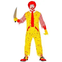 Widmann S.r.l. Clown-Kostüm Kostüm Killerclown Gelb gelb XL